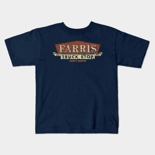 Farris Truck Stop 1976 Kids T-Shirt by JCD666